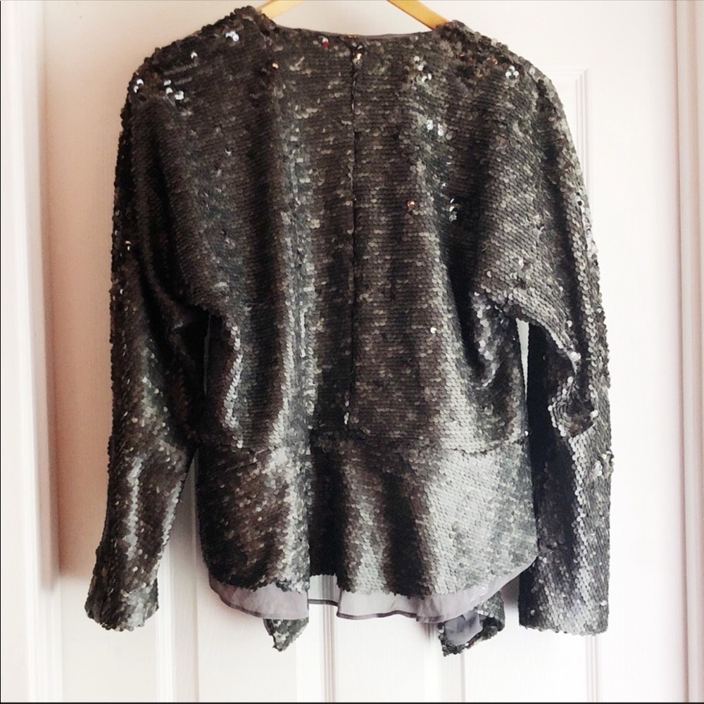 Free People Drippy Sequin Jacket Size Small - Picture 6 of 7